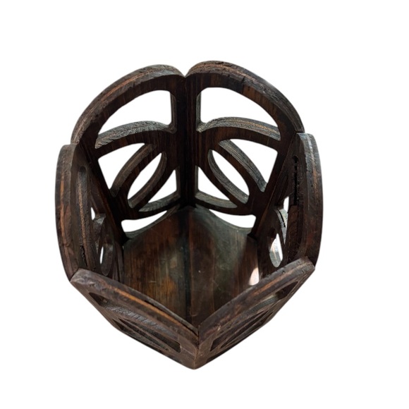 Handmade Wooden Candle Holder - Picture 6 of 8